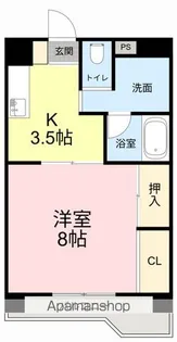 ファミーユたかまつ【306号室】の間取り