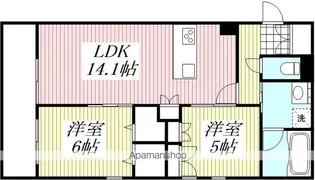 キルシュ ブリューテ 2【201号室】の間取り