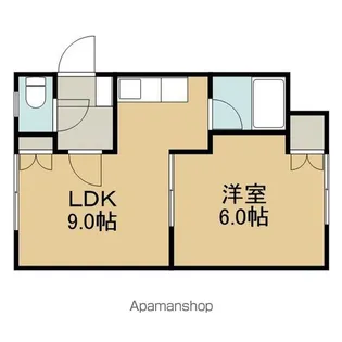 第3コーポ和【103号室】の間取り