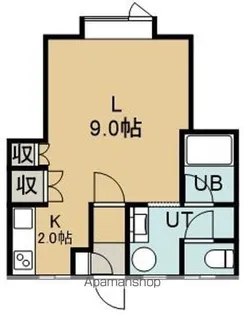 Uコートアネックス【206号室】の間取り