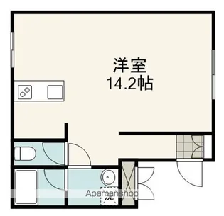 SEED・FOGLIA鷹匠(シード・フォーリアタカジョウ)【3B号室】の間取り