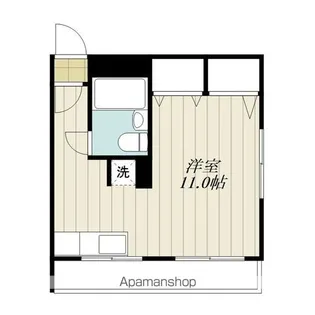 ミッキーハウスビルⅡ【201号室】の間取り