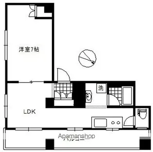 市ヶ谷見附ハイム【8階】の間取り