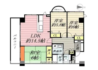グラン・ソラール丸の内【2階】の間取り