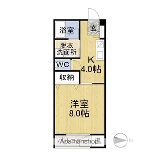 COCO大宮A棟【101号室】の間取り
