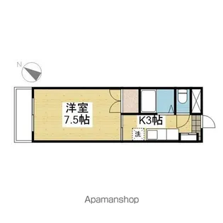 ブルースカイ朝日ヶ丘【1階】の間取り