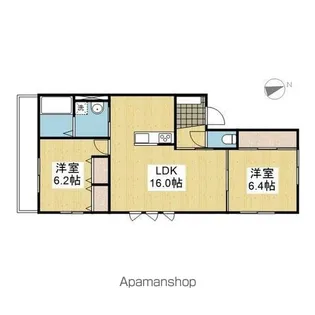 MKO中須賀E棟【.102号室】の間取り