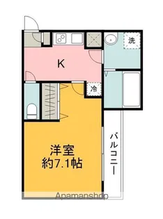 ジーメゾン狭山セレーノ【1階】の間取り