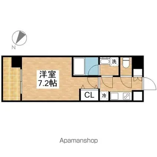 1Kの間取り画像