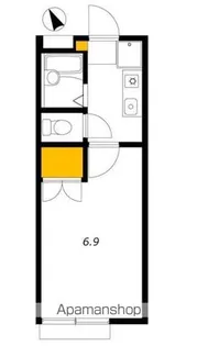 ピオトープ松陰【2階】の間取り