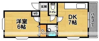 DEARCOURTKEI【301号室】の間取り