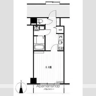 八雲ビル【8階】の間取り