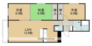 Jステージ高丘【101号室】の間取り