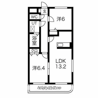 Comfort palace【4階】の間取り