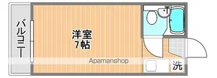 CASA VERDE伊島【4階】の間取り