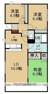 スワームヒル【2階号室】の間取り