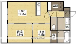 ソレイユ【101号室】の間取り