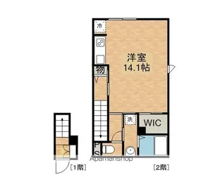 PRIMARY南仙北Ⅱ【202号室】の間取り