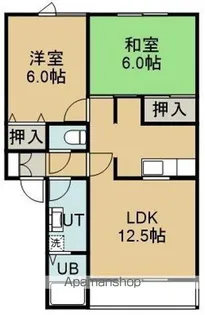 トータス西桔梗C(トータスニシキキョウシー)【2階】の間取り