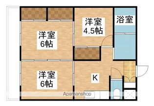 マンション石山カメリア【2階】の間取り