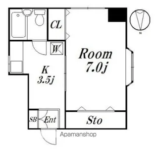 ハイムハーモニー【1階】の間取り