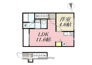 アヴァンス【1階】の間取り