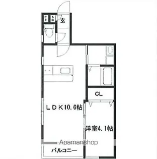 JULIA(ユーリア)Ⅰ【1階】の間取り