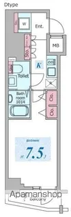 ドゥーエ板橋区役所前【5階】の間取り