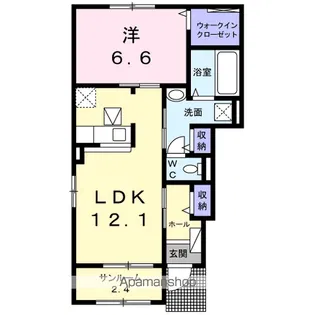 グレイスⅠ【1階】の間取り