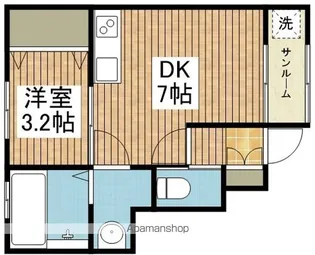 KO OLINA TOWN A【1階】の間取り