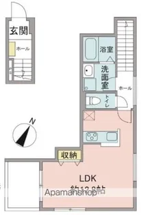 ARCA HATSUDAI【2階】の間取り