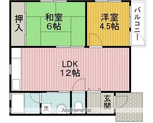 キャロル栗ケ丘町【2階】の間取り