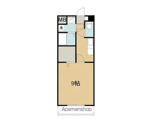 COCORU【302号室】の間取り