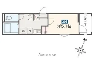 MELDIA京成小岩【2階】の間取り