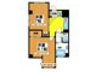 東京都世田谷区上北沢4丁目【マンション】の間取り