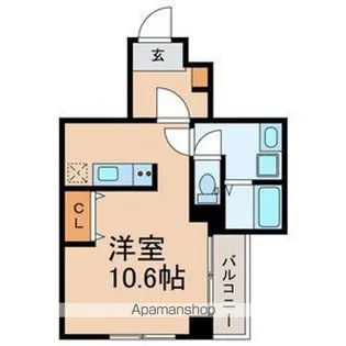 PETALS新宿【5階】の間取り