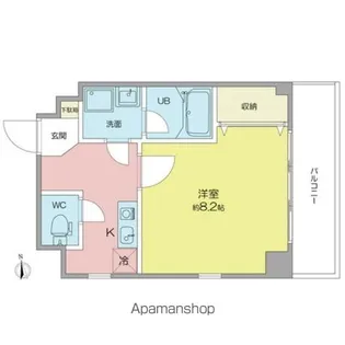 カーサ千種B【1階】の間取り