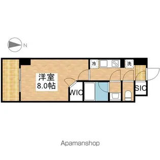 ザ・パークハビオ名古屋松原【12階】の間取り