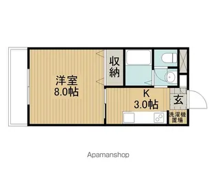 メイトグリーン【201号室】の間取り