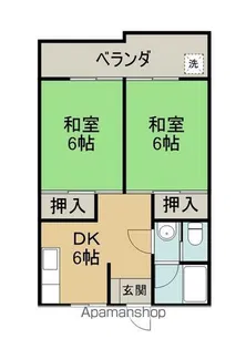 松本マンション【102号室】の間取り