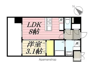 アクシオン高宮駅前グラシア【903号室】の間取り