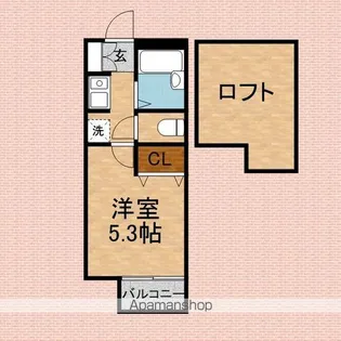 メープルMH7【2階】の間取り