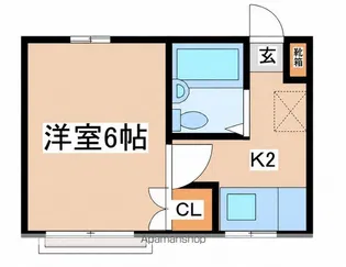 プレザントヒル【1階】の間取り