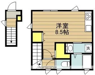 ピースコート【201号室】の間取り