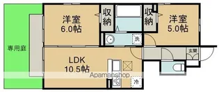 ラ・グラシューズ A【1階】の間取り