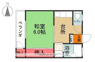 ヴィラージュ・エグリ【205号室】の間取り