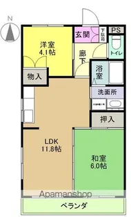 グレートマンション【103号室】の間取り