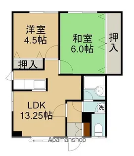 都ハイツ(ミヤコハイツ)【21号室】の間取り