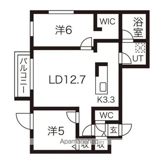 BARNEYS Fortunato【4階】の間取り