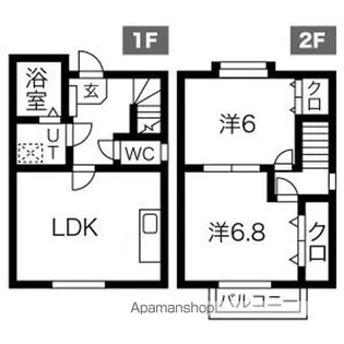 プルミエールうめ苑【1階】の間取り